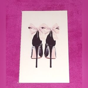 Handmade High Heel Shoe Designer Travel Pocket Size 16 Page Notebook Journal